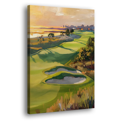 Hilton Head Island Golf Course Serenity Side - Canvas Wall Art