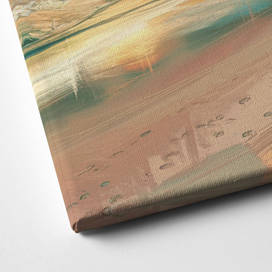 Hilton Head Island Oceanfront Sunrise Canvas Close Up