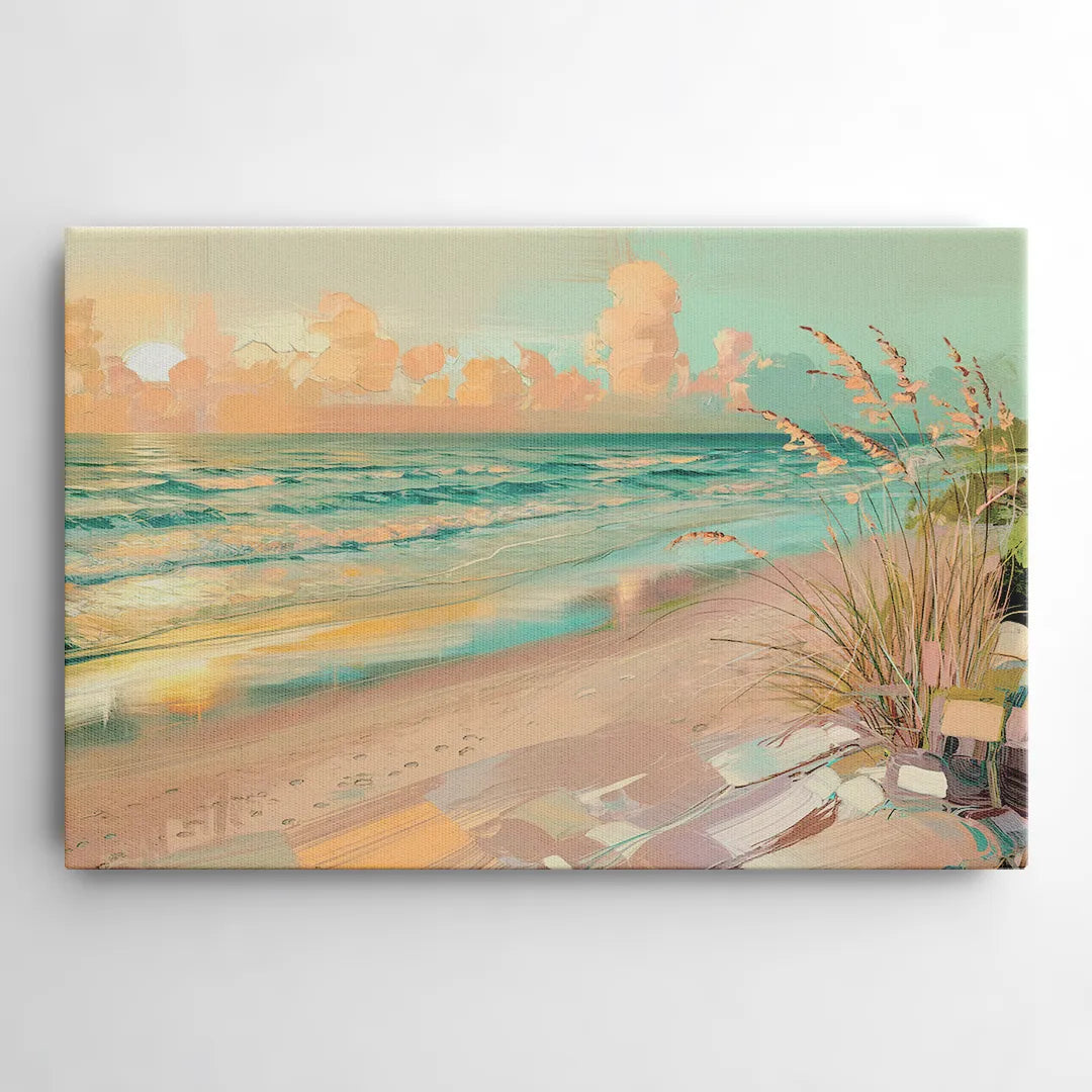 Hilton Head Island Oceanfront Sunrise - Canvas Wall Art