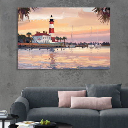 Hilton Head Island Palmetto Breeze Sitting Room - Canvas Wall Art
