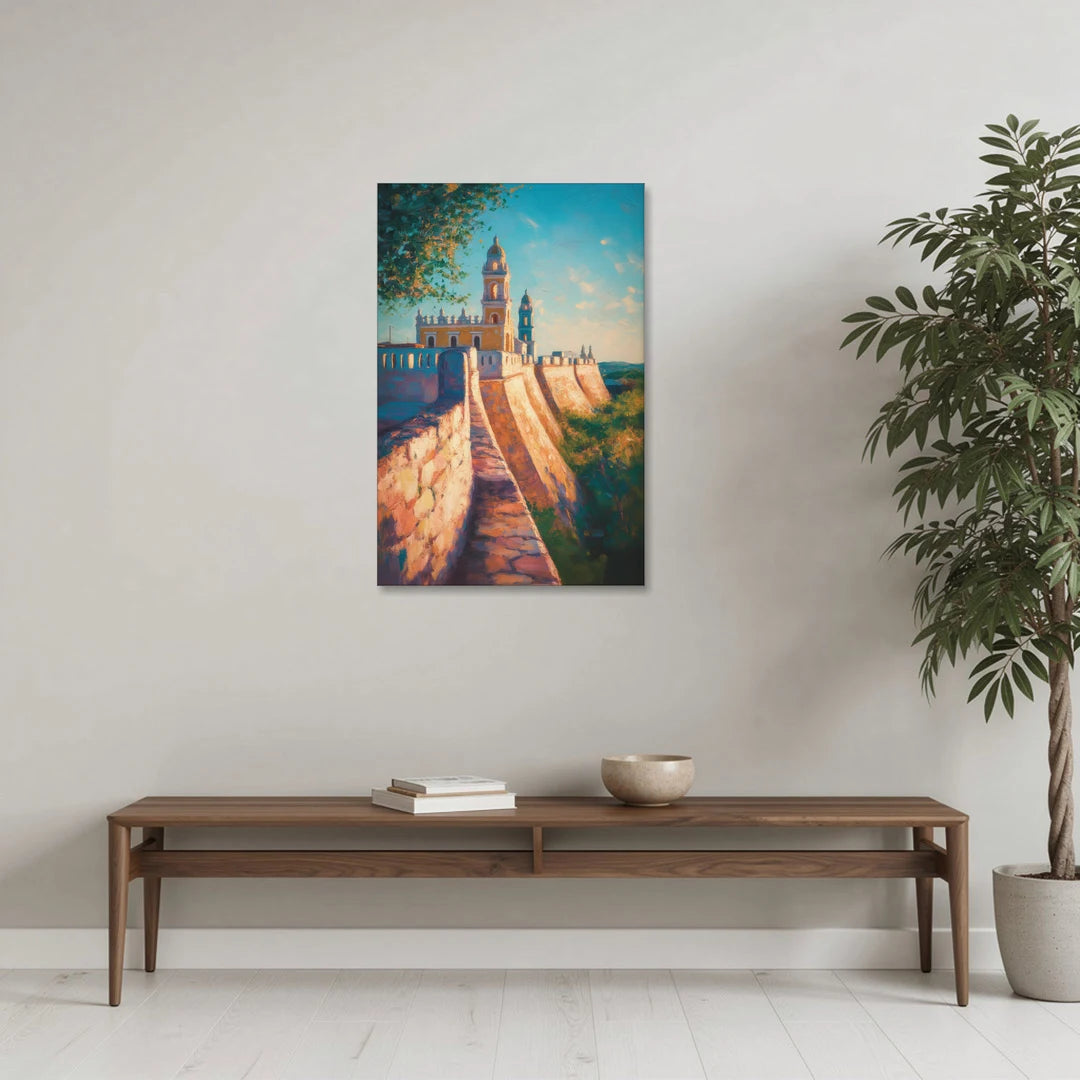 Historic Fortified Walls - Canvas Wall Art - Coffee Table - 24x36