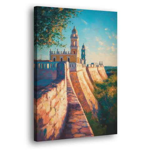 Historic Fortified Walls - Canvas Wall Art - Side