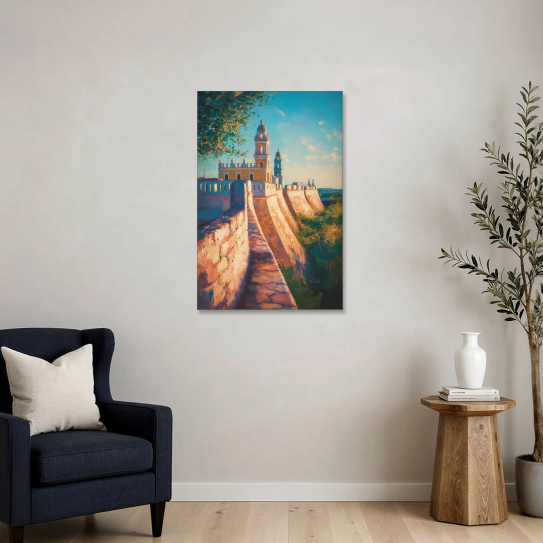Historic Fortified Walls - Canvas Wall Art - Sofa - 24x36