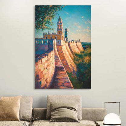 Historic Fortified Walls Sitting Room - Canvas Wall Art