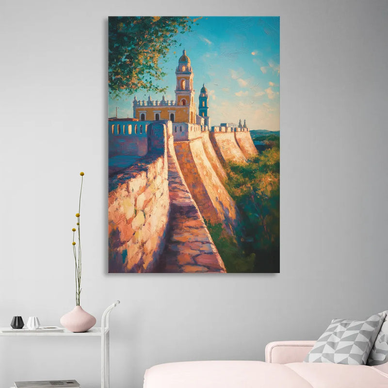 Historic Fortified Walls Living Room - Canvas Wall Art