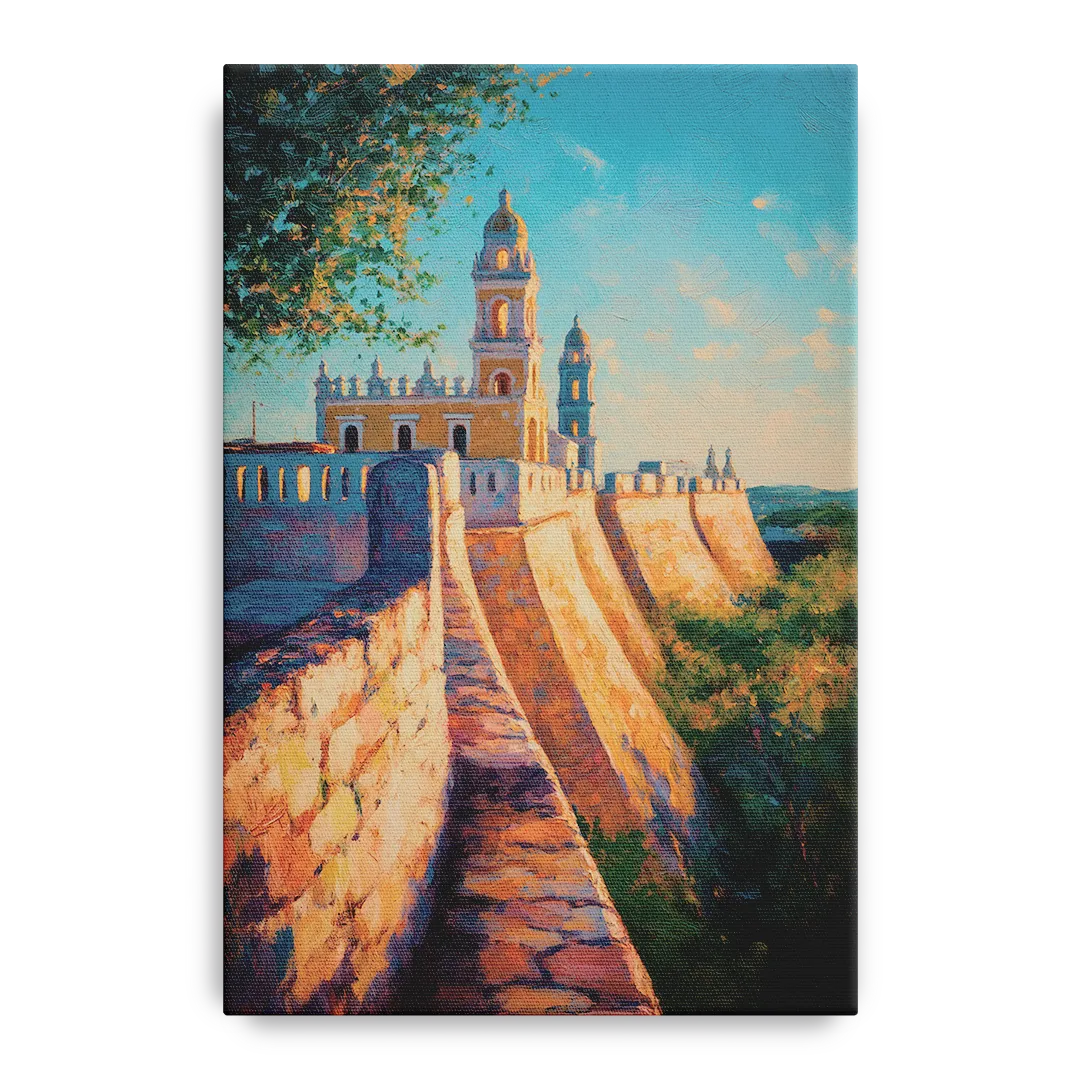 Historic Fortified Walls Front - Canvas Wall Art