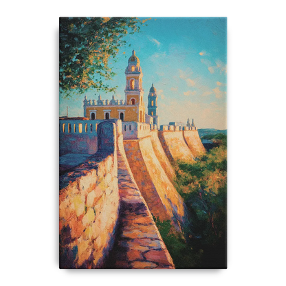 Historic Fortified Walls Front - Canvas Wall Art
