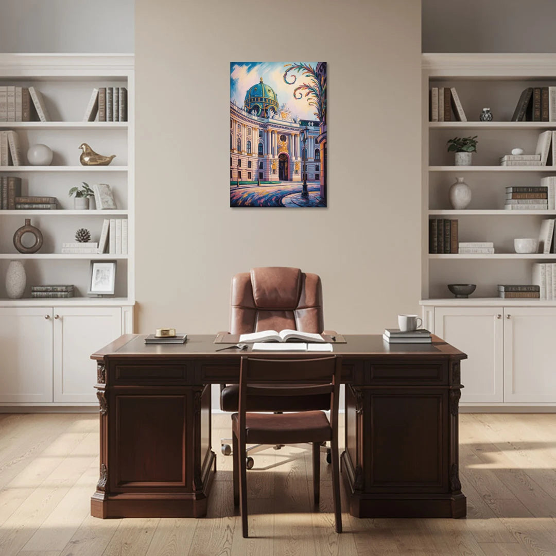 Hofburg Elegance - Canvas Wall Art - Office - 24x36