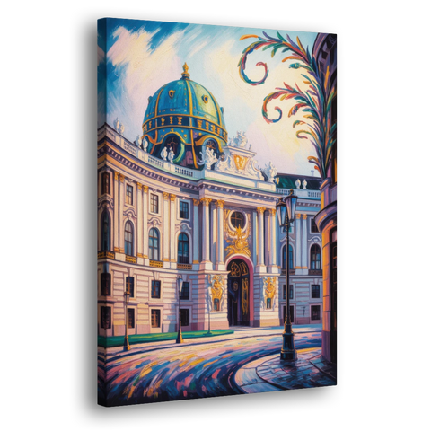 Hofburg Elegance - Canvas Wall Art - Side