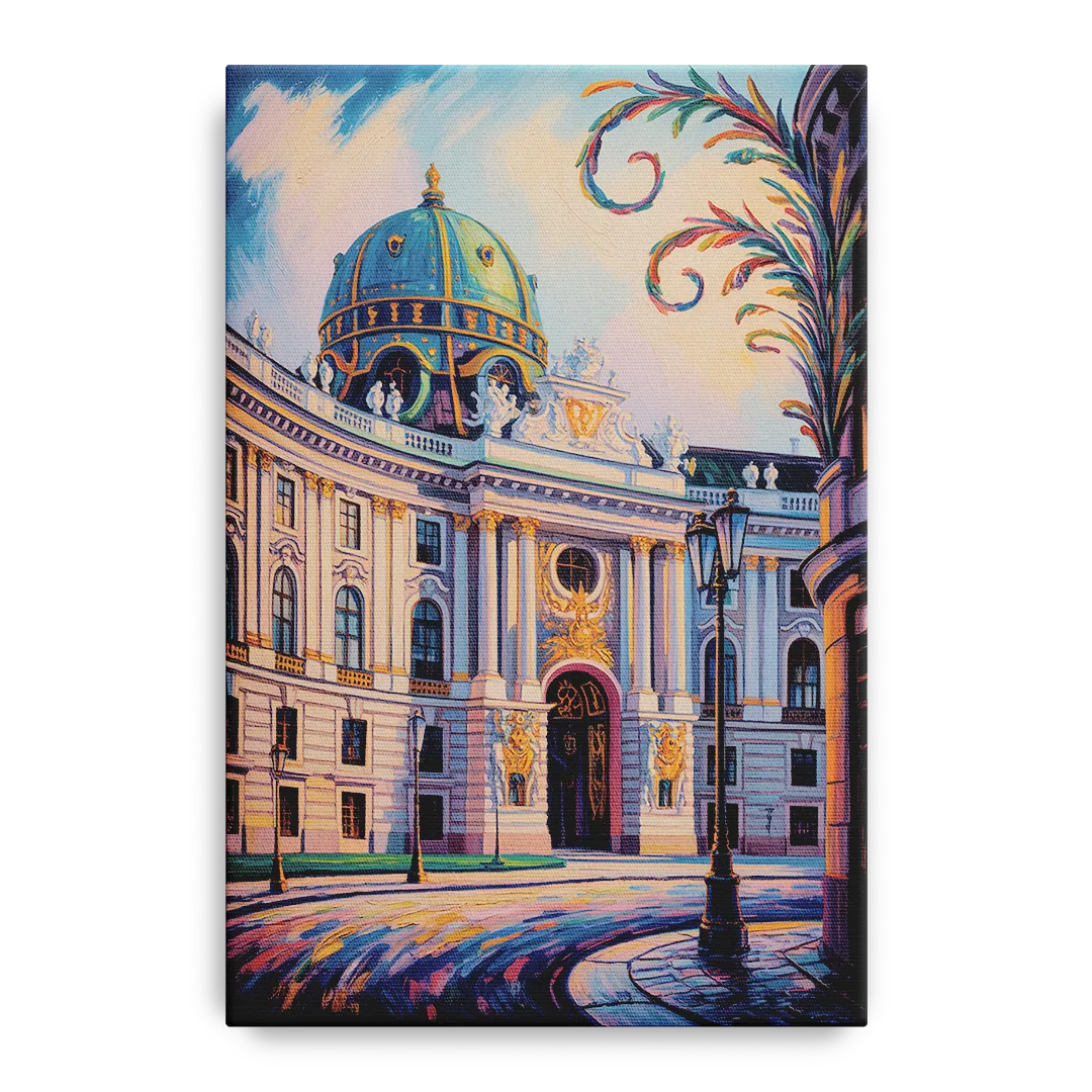 Hofburg Elegance Front - Canvas Wall Art