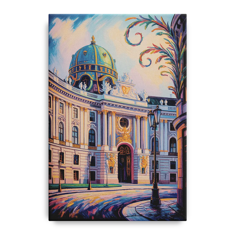 Hofburg Elegance Front - Canvas Wall Art