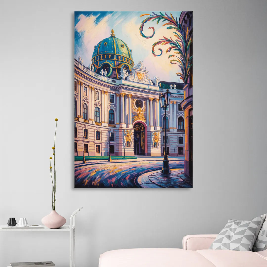 Hofburg Elegance Sitting Room - Canvas Wall Art