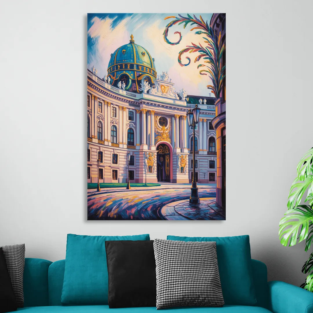 Hofburg Elegance Living Room - Canvas Wall Art