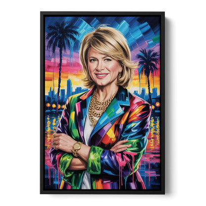 Home Glow 2.0 - Black Frame Canvas