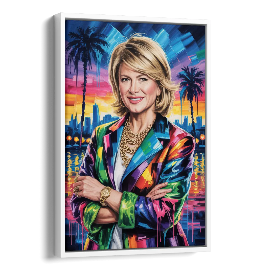 Home Glow 2.0 Side - White Canvas Wall Art