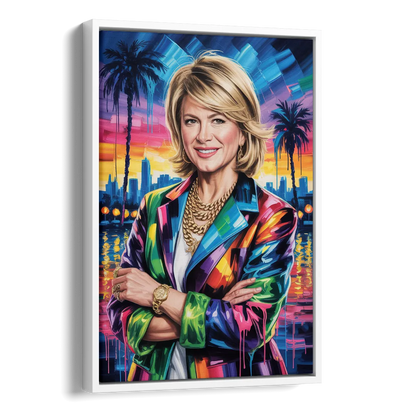 Home Glow 2.0 Side - White Canvas Wall Art