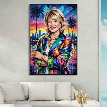 Home Glow 2.0 Living Room - Black Canvas Wall Art