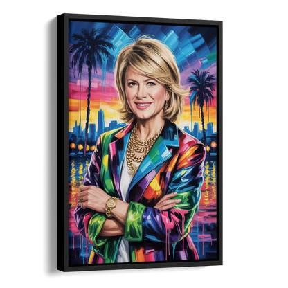 Home Glow 2.0 Side - Black Canvas Wall Art