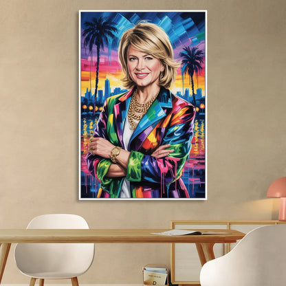 Home Glow 2.0 Living Room - White Canvas Wall Art