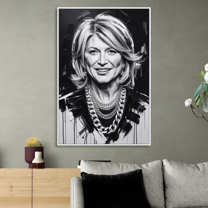 Home Glow Sitting Room - White Canvas Wall Art