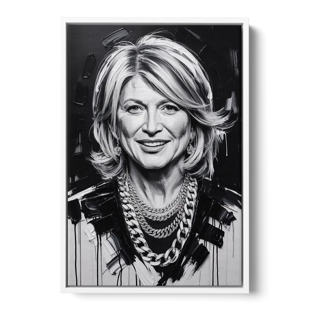 Home Glow Front - White Canvas Wall Art