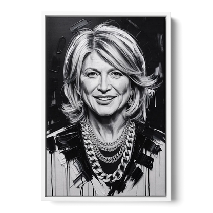 Home Glow Front - White Canvas Wall Art