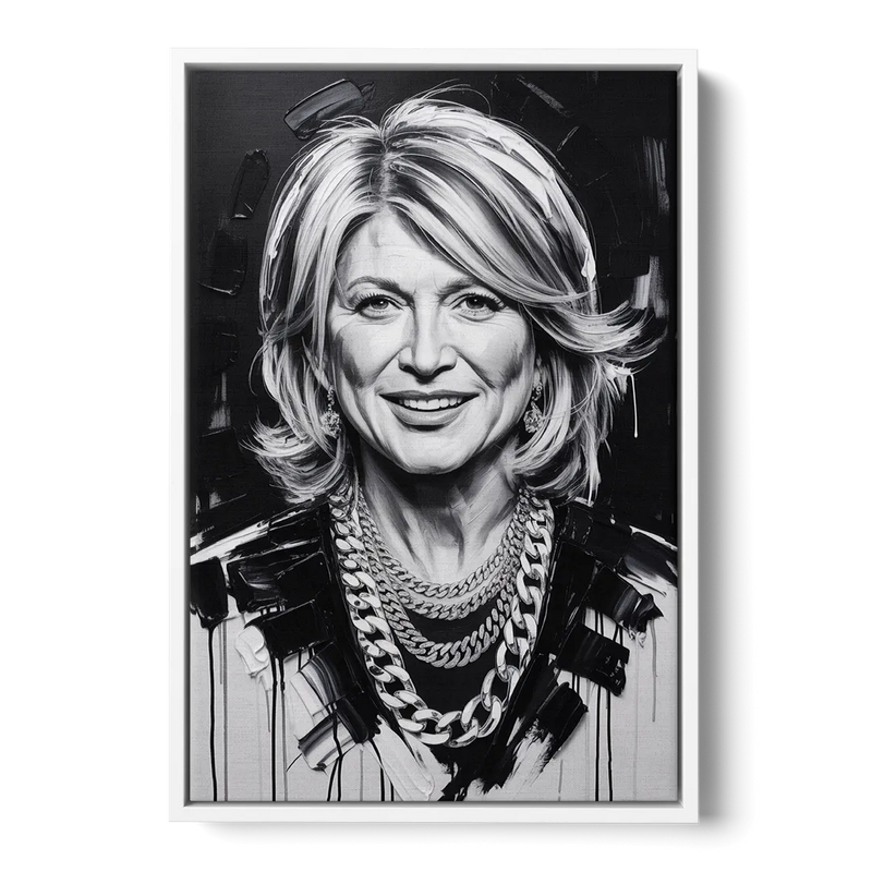 Home Glow Front - White Canvas Wall Art