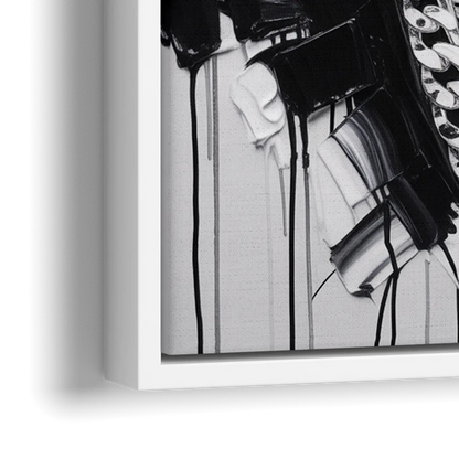 Home Glow - Close-Up White Frame Canvas