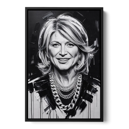 Home Glow Front - Black Canvas Wall Art