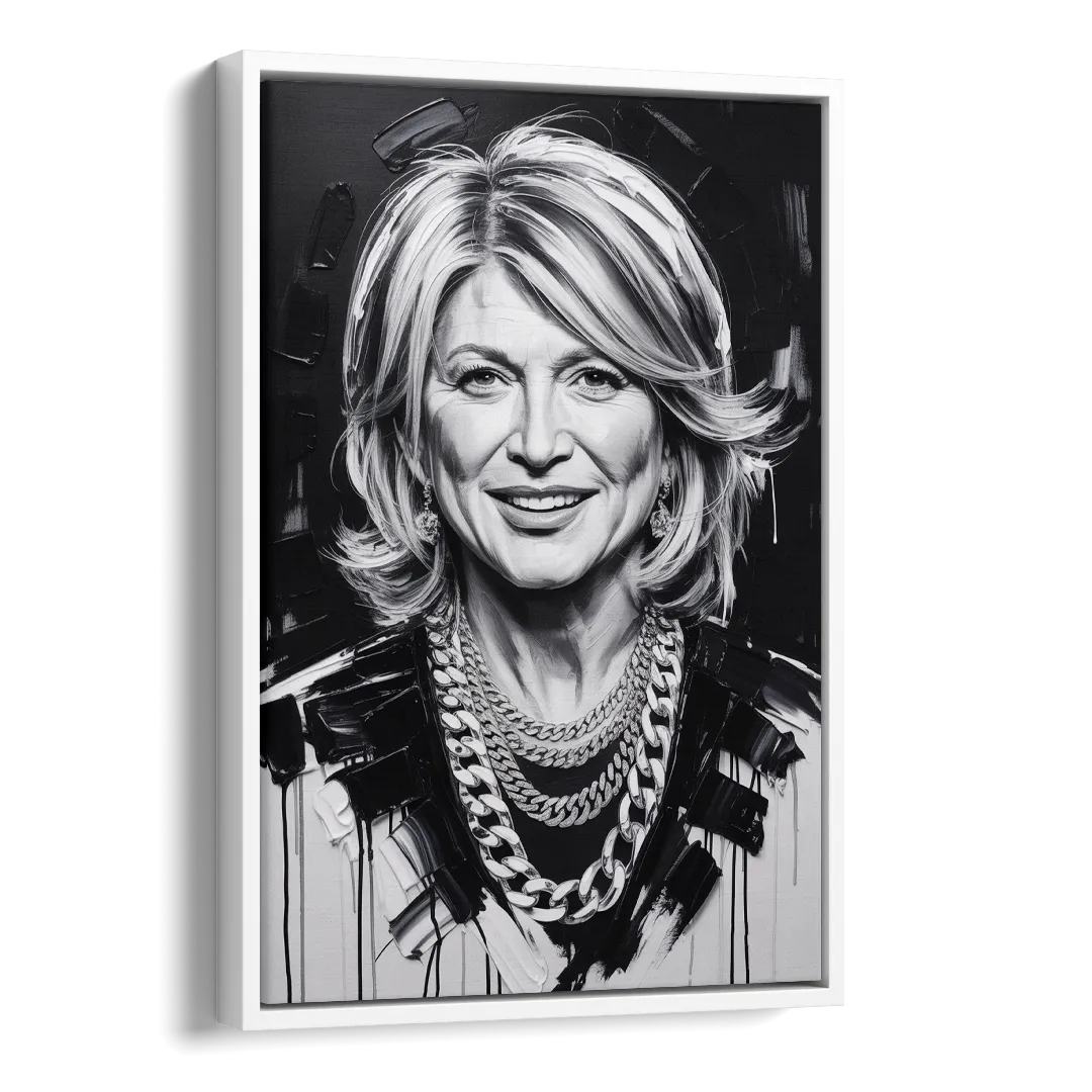 Home Glow Side - White Canvas Wall Art