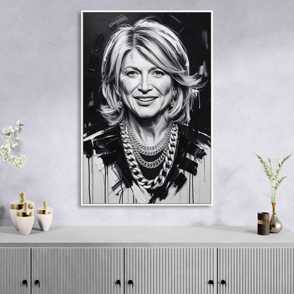 Home Glow Living Room - White Canvas Wall Art