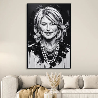 Home Glow Living Room - Black Canvas Wall Art