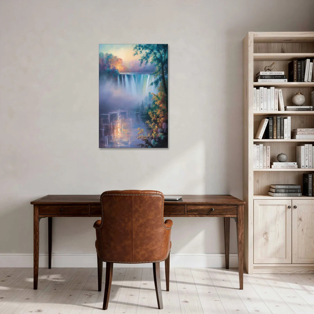 Horseshoe Falls Fog - Canvas Wall Art - Office - 24x36