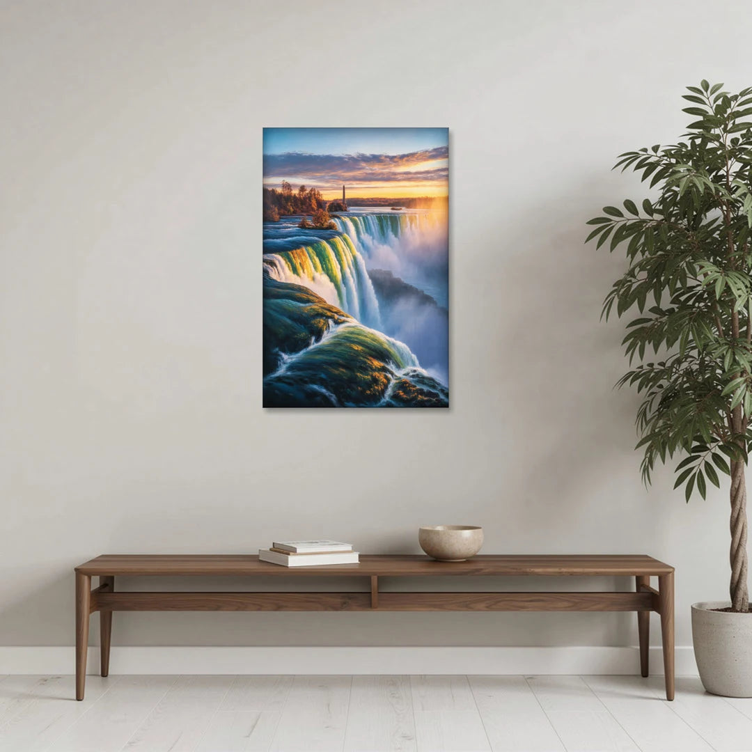 Horseshoe Falls Sunrise - Canvas Wall Art - Coffee Table - 24x36