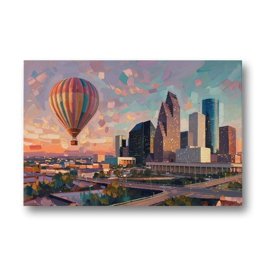 Houston Artistic Flair - Canvas Wall Art - Front