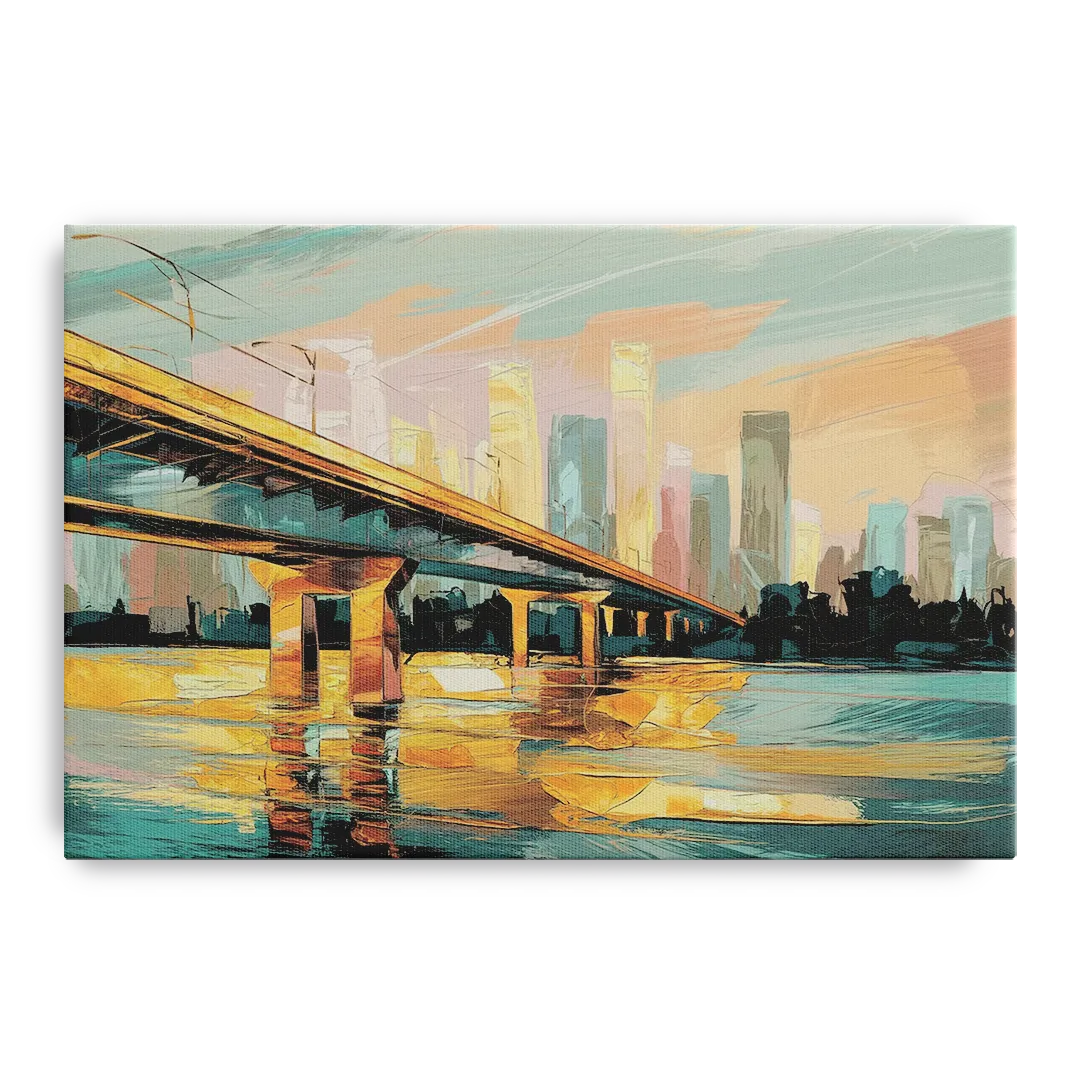 Houston Be Someone Bridge Front - Canvas Wall Art