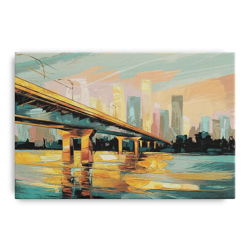 Houston Be Someone Bridge Front - Canvas Wall Art