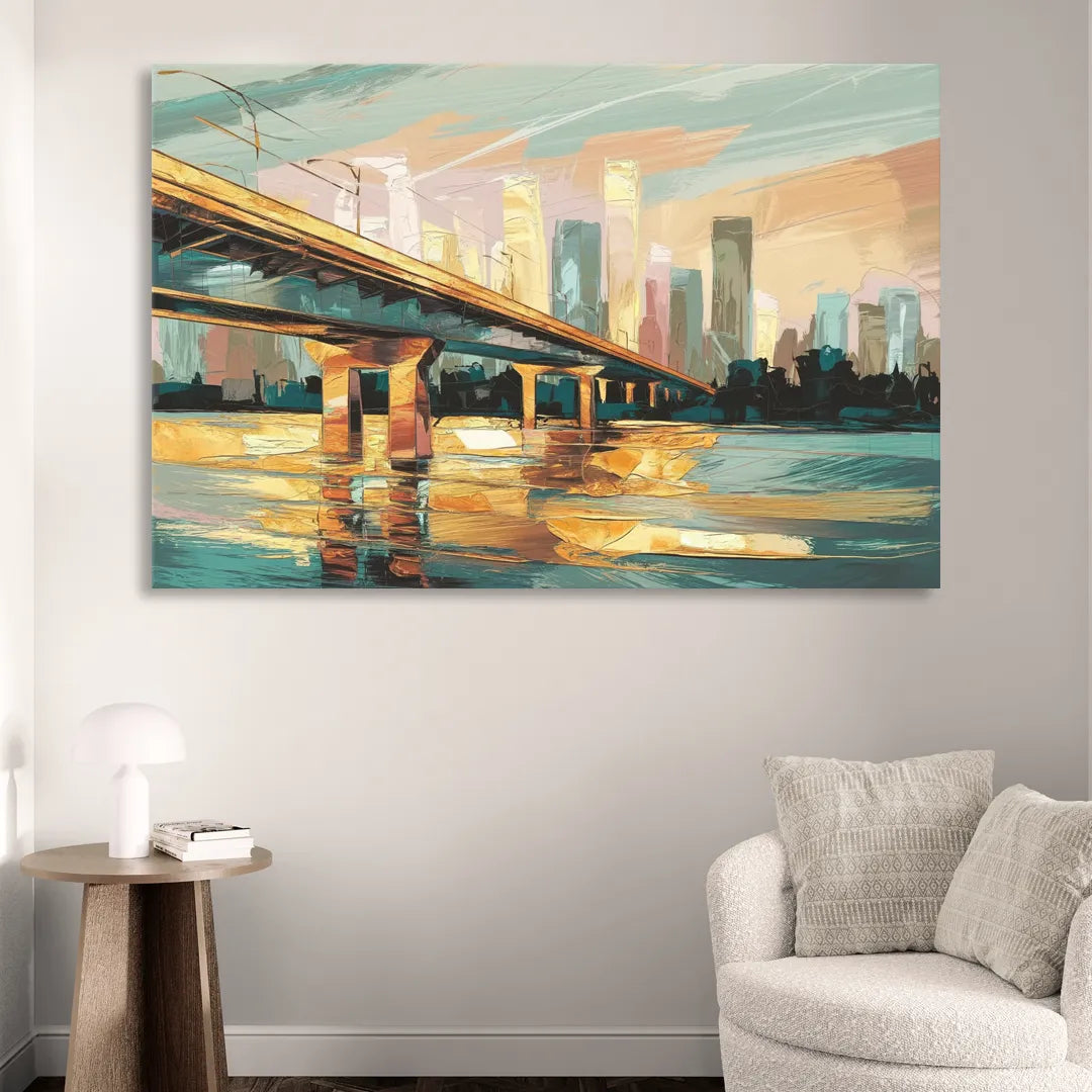 Houston Be Someone Bridge Sitting Room - Canvas Wall Art