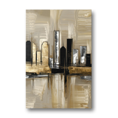 Houston Contemporary Design - Canvas Wall Art - Front