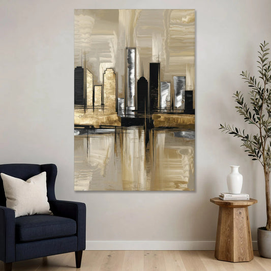 Houston Contemporary Design - Canvas Wall Art - Sofa - 40x60