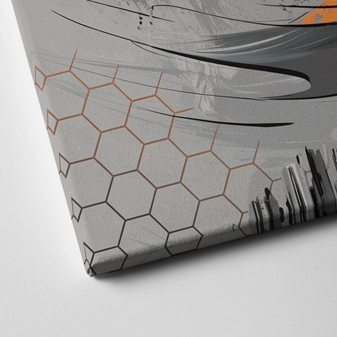Houston Dynamo Colors Canvas Close Up