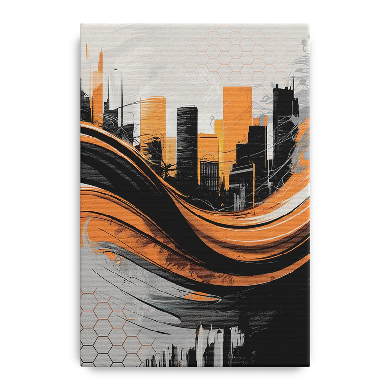 Houston Dynamo Colors Front - Canvas Wall Art