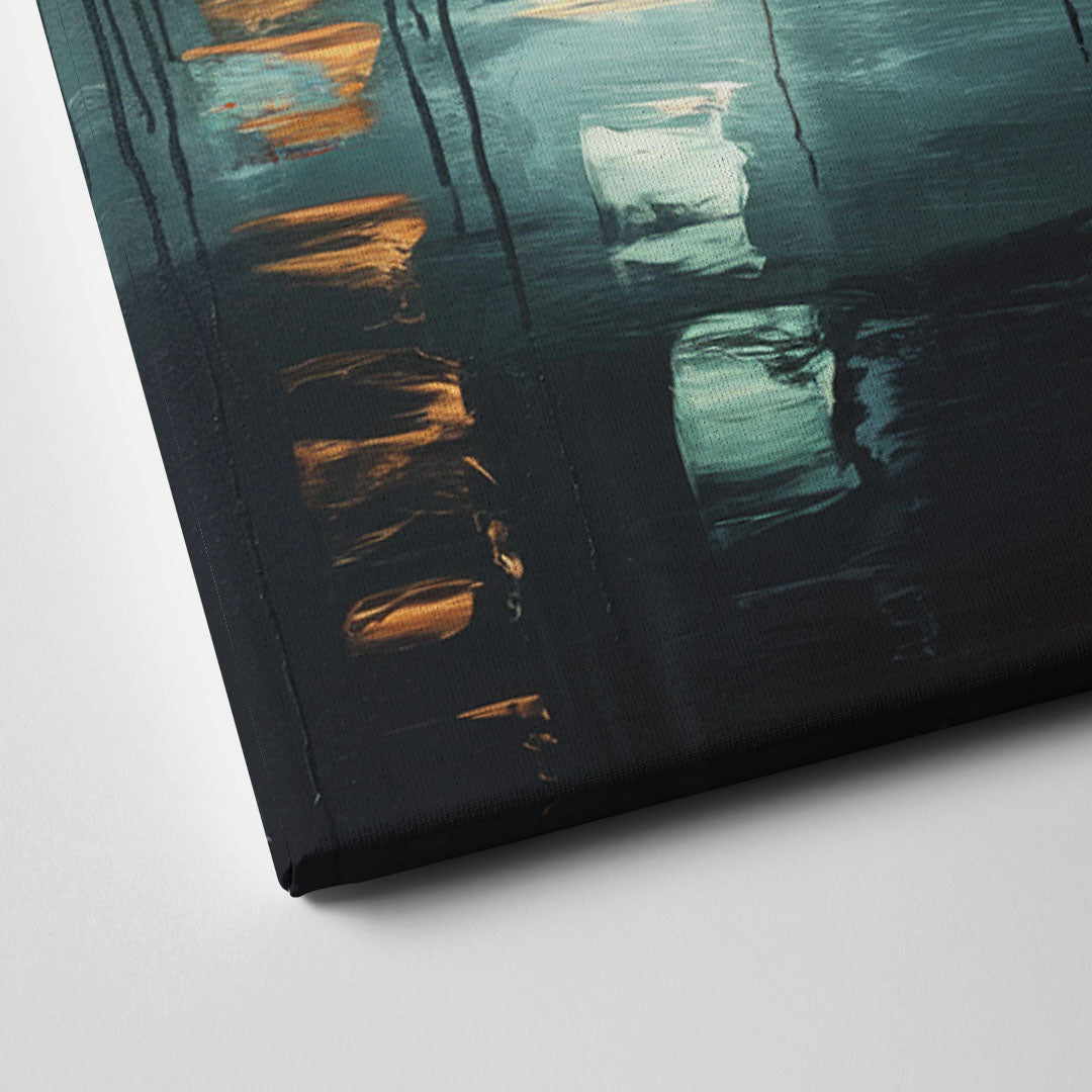 Houston Modern Aesthetic Canvas Close Up