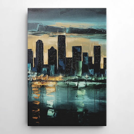 Houston Modern Aesthetic - Canvas Wall Art