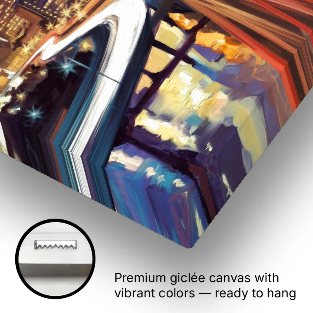 Houston Photography Collection - Canvas Wall Art - Gallery Wrap Corner