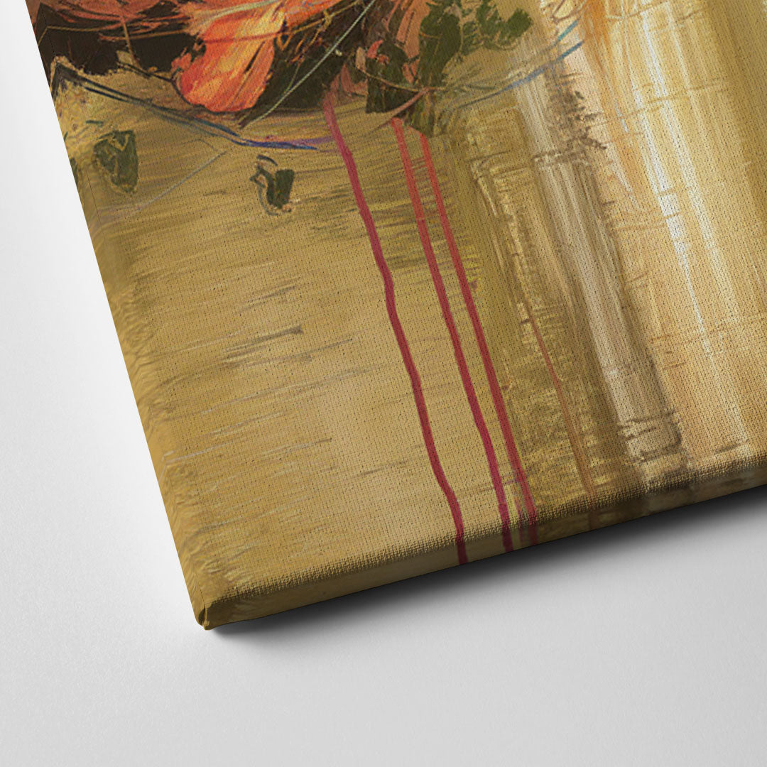 Houston Skyline View Canvas Close Up