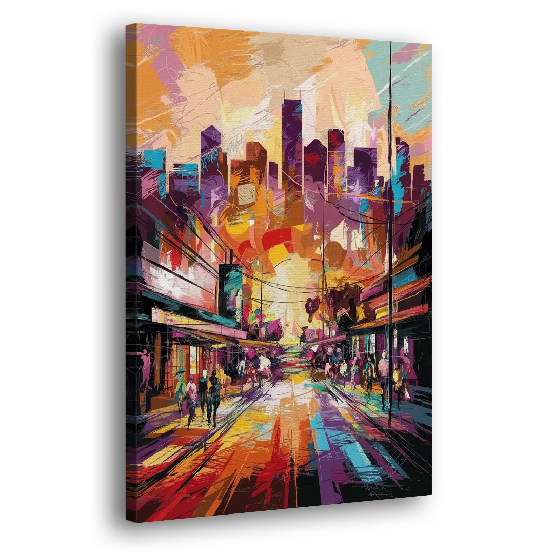 Houston Street Art Culture Side - Canvas Wall Art
