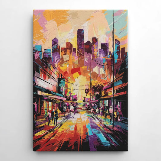 Houston Street Art Culture - Canvas Wall Art