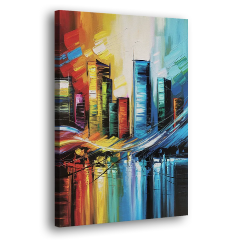 Houston Urban Energy - Canvas Wall Art