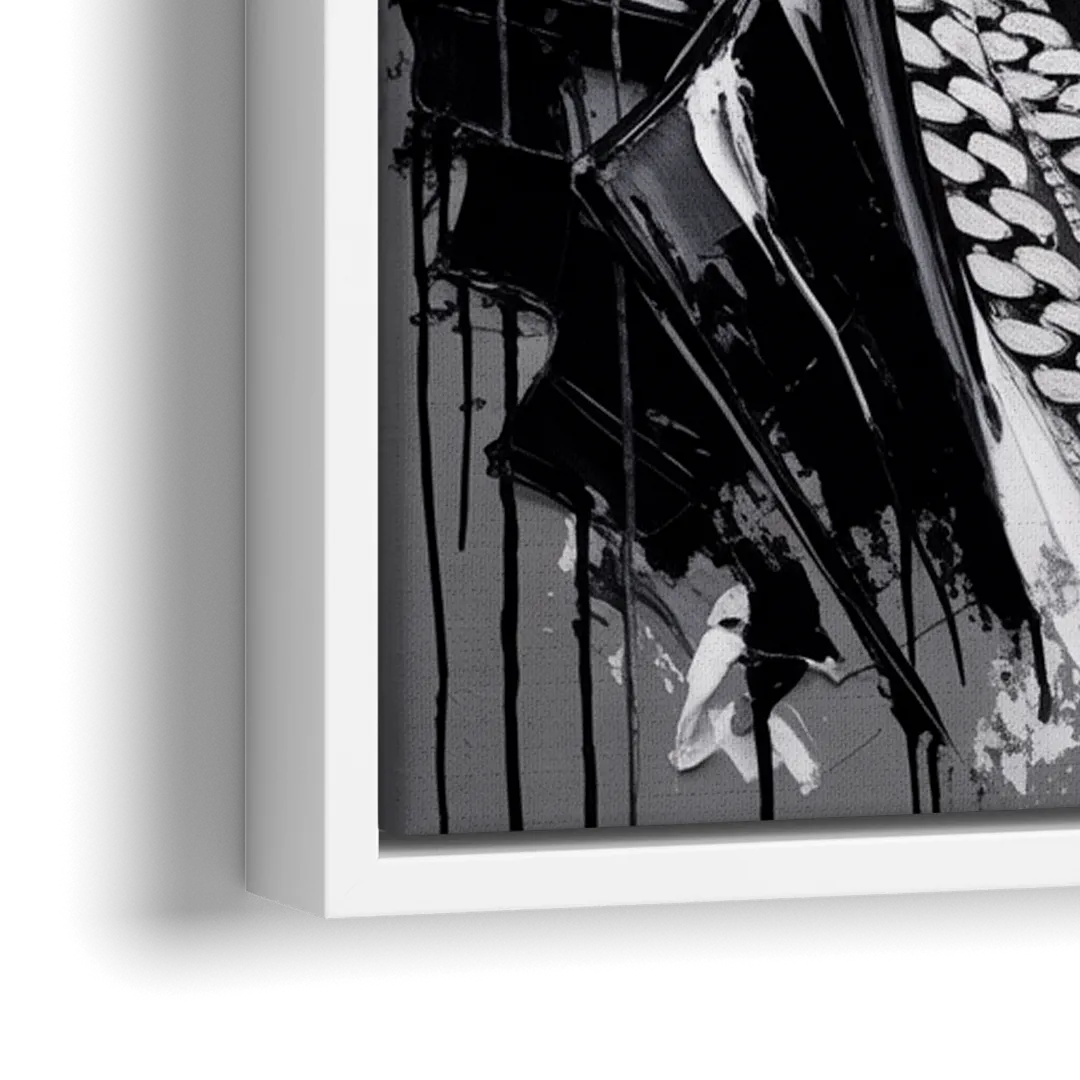 Humble Soul 2.0 - Close-Up White Frame Canvas